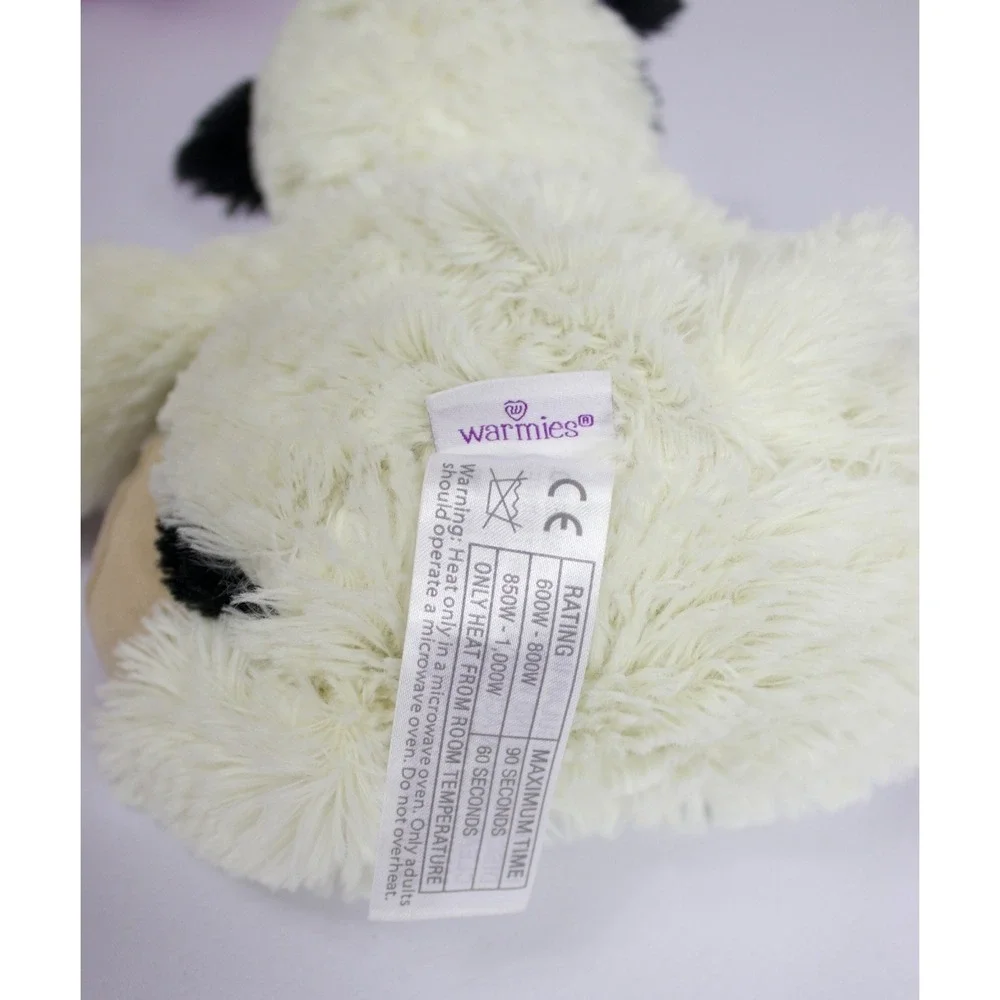 Warmies‎ Black and White Cow Microwavable Plush Stuffed Animal Stress Relief 13
